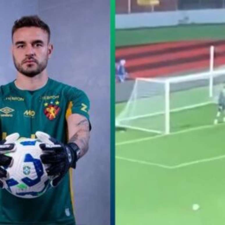 Goleiro do Sport fica até tarde treinando penalidades após quase defender cobrança do Fluminense