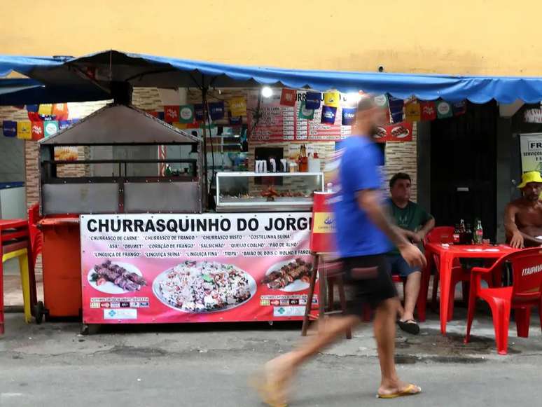 Jorge's Churrasquinho, a factory that ran in Favela's food, at Parque União Favela, a complex da Maré, north of Rio de Janeiro. 