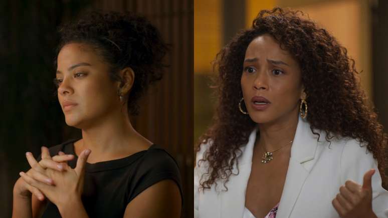 Fátima (Bella Campos) e Raquel (Taís Araujo) de Vale Tudo (Reprodução/TV Globo)