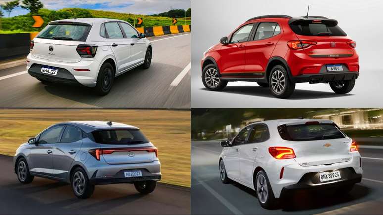 Volkswagen Polo, Fiat Argo, Hyundai HB20 e Chevrolet Onix: hatches dominantes