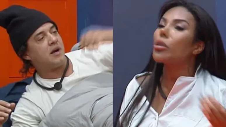 Guilherme Boury e Carol Lekker em 'A Fazenda 17'