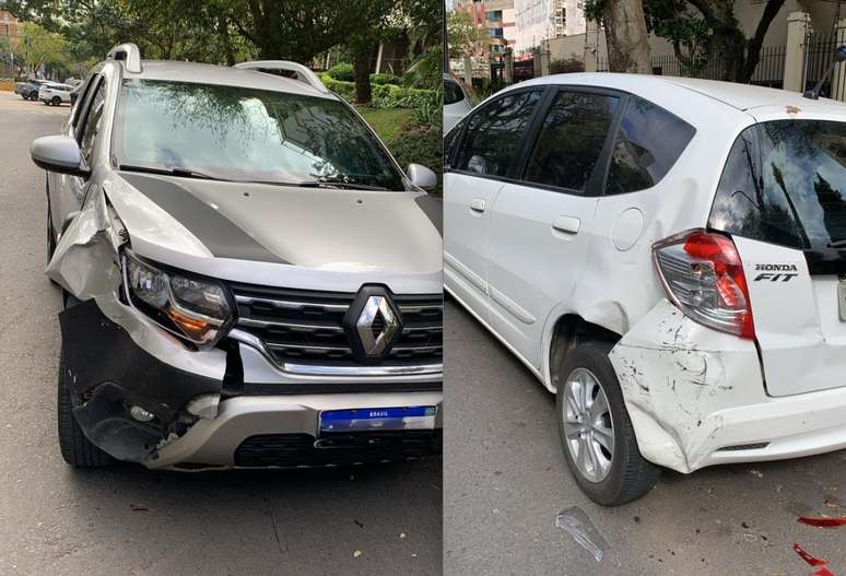 Sinks Crisis causes an accident in a noble neighborhood of Porto Alegre