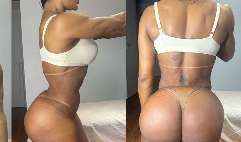 Gracyanne Barbosa gets 20 kg in just three days and fools the web; Fitness Muse explains sudden changes in balance after surgery