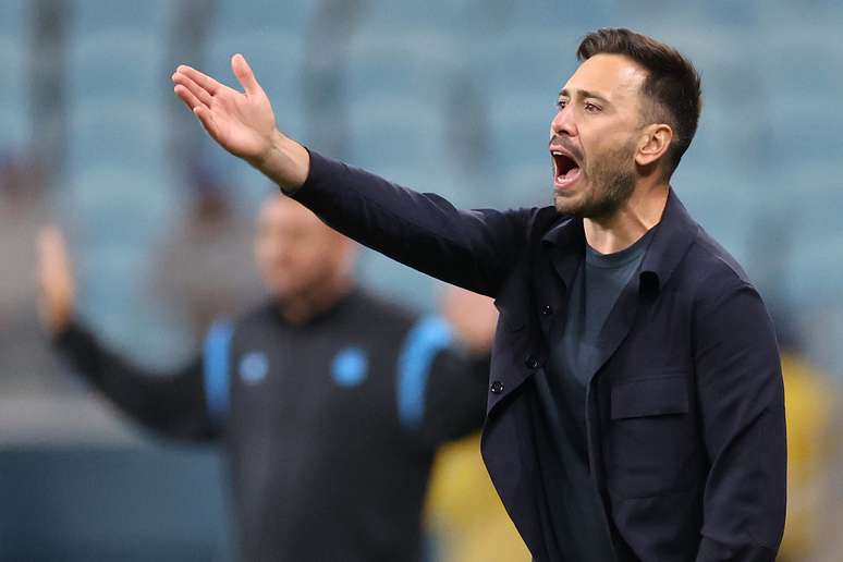 Davide Ancelotti durante a partida 