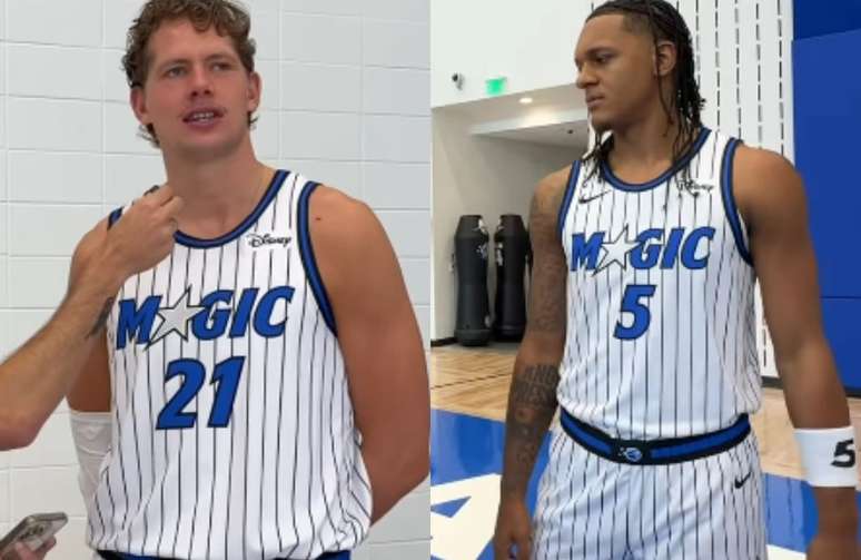 Jogadores do Orlando Magic escolhem escudo mais bonito de times brasileiros