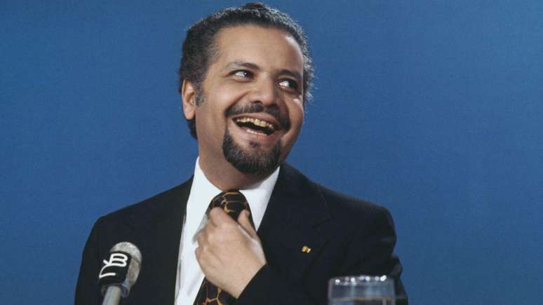 O xeque Ahmed Zaki Yamani, ministro do Petróleo da Arábia Saudita, fotografado durante o embargo ao petróleo árabe, ocorrido em 1973