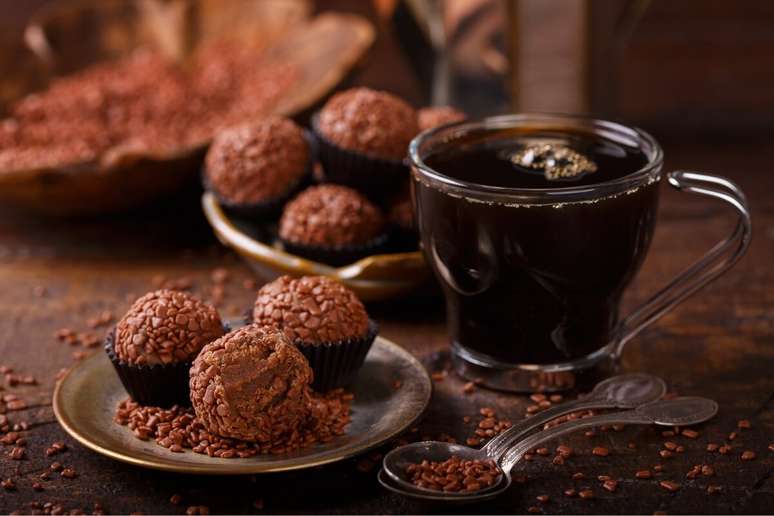Brigadeiro vegano de café 