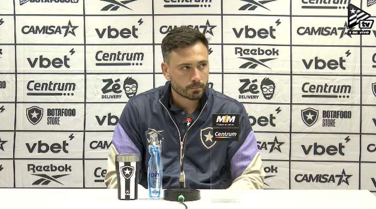 Davide Ancelotti, em entrevista coletiva, após mais uma derrota do Botafogo –