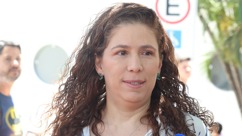 Ministra Esther Dweck em Brasília no dia de provas do CNU