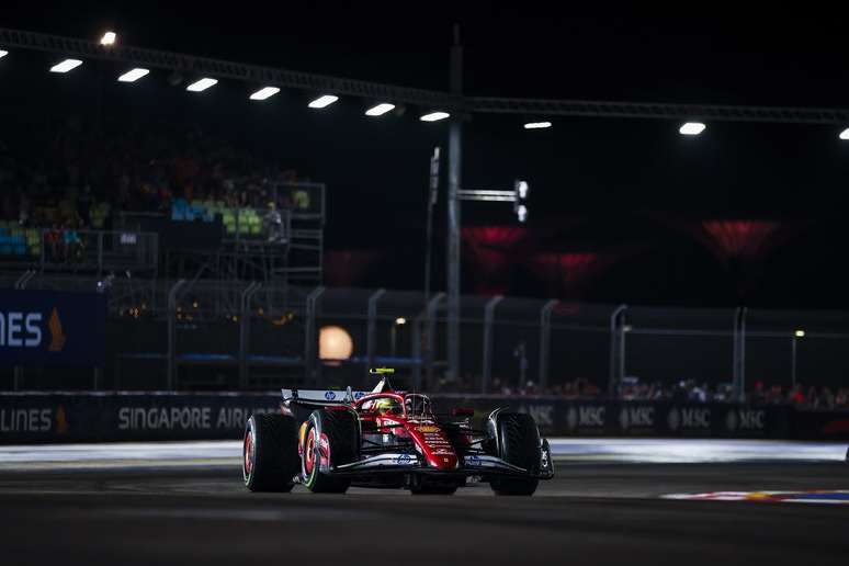 Lewis Hamilton durante Grande Prêmio De Singapura 2025