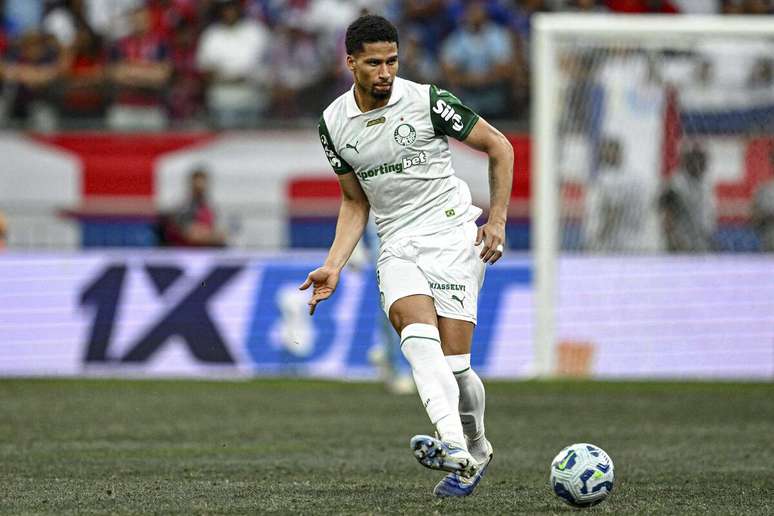 Murilo (Palmeiras) durante jogo contra o Bahia, no dia 28.09.2025 