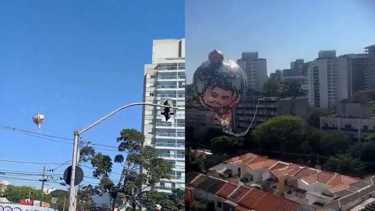 Balão cai, atinge residências e pega fogo na Vila Mariana (SP)