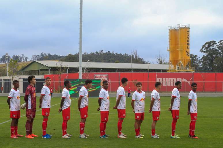 Jogadores do Red Bull Bragantino. 