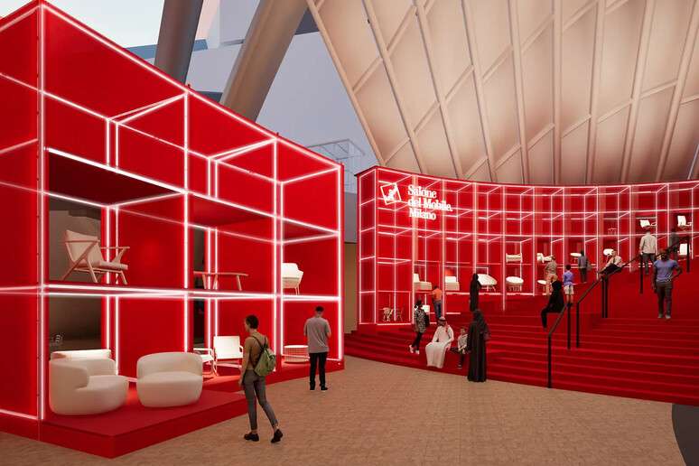 Estrutura em Riad exibirá criações de 35 empresas italianas