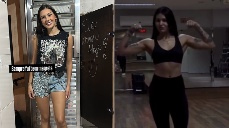 Before and after Ana Castela