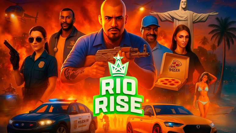 RioRise, novo jogo de mundo aberto com temática brasileira, chega no Google Play