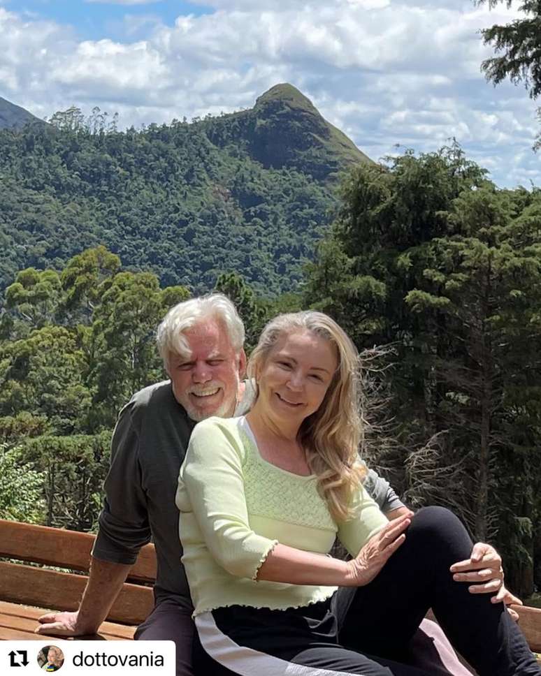 Reginaldo e sua ex-esposa, Vânia