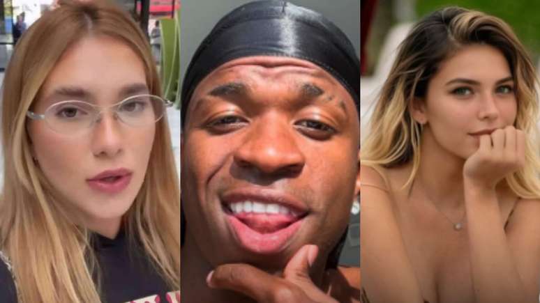 Vaza conversa de Vini Jr com modelo