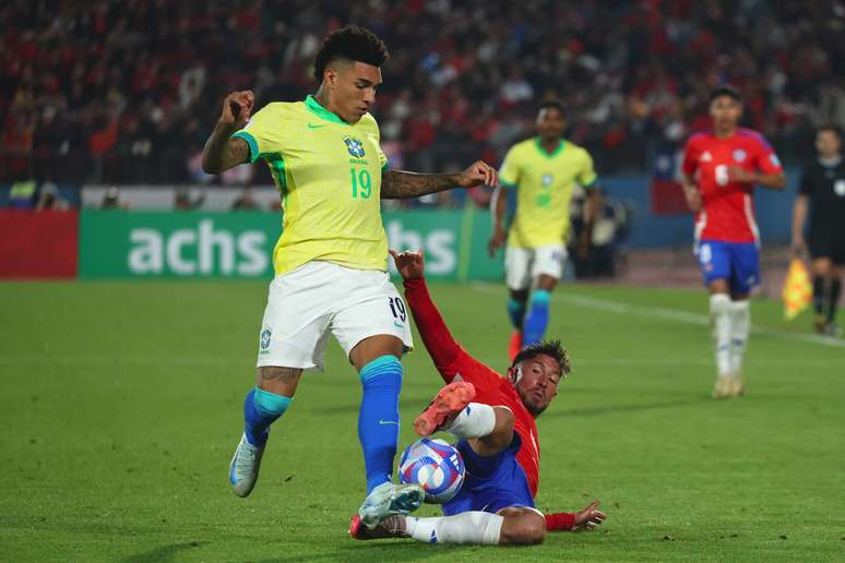 Igor Jesus em atuação pela Seleção Brasileira 