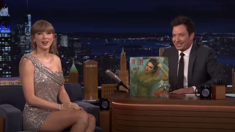 Taylor Swift e Jimmy Fallon no "The Tonight Show"
