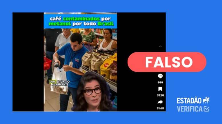 Vídeo de jornalista foi criado com IA para espalhar desinformação.