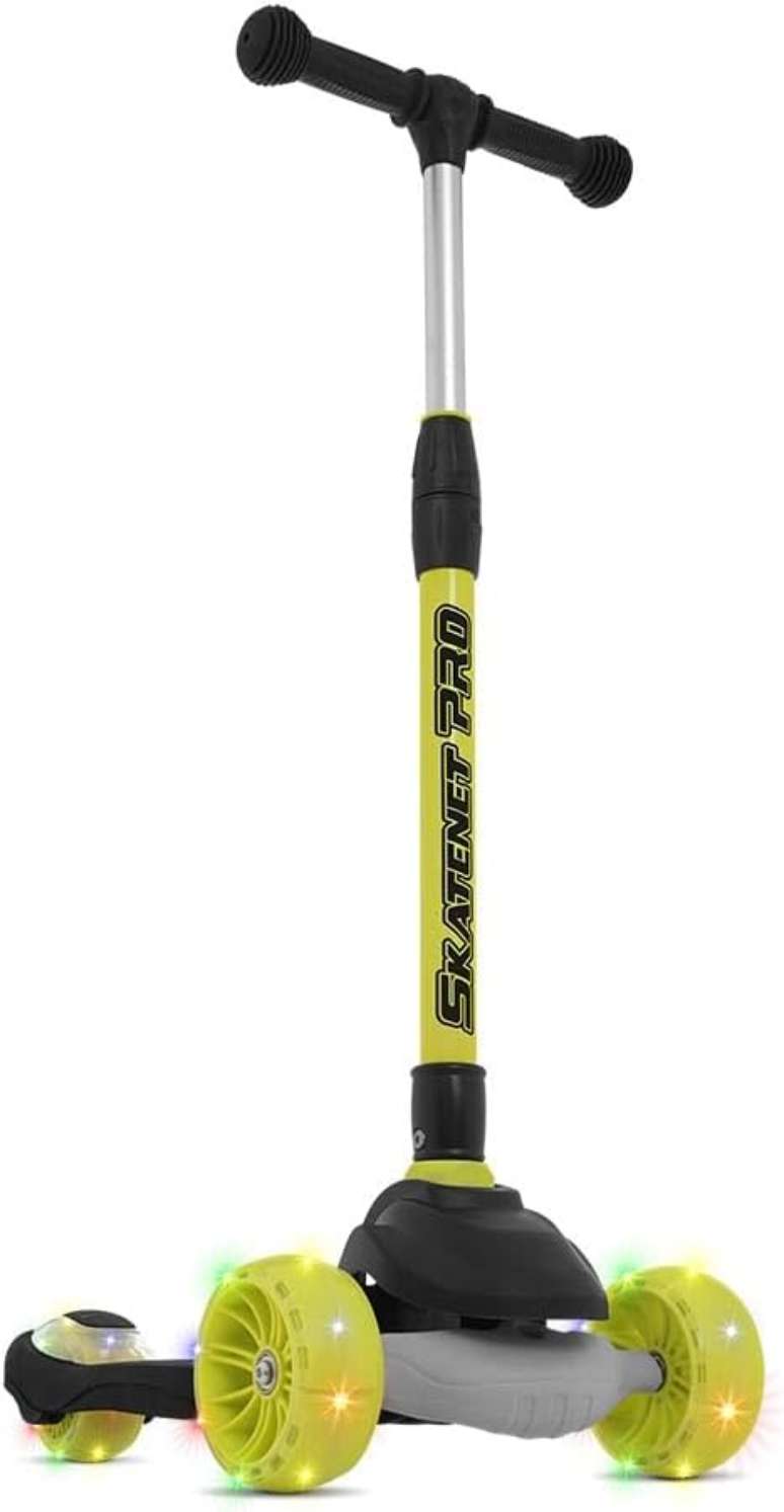  Skatenet Led Pro Dobravel (Preto) Bandeirante