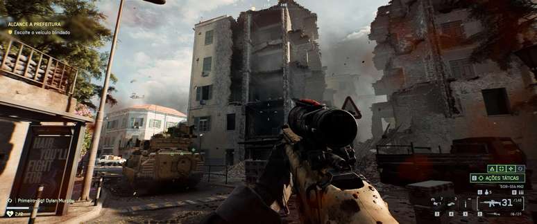 Destruição do multiplayer está presente no single-player