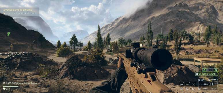Maioria das missões é linear, mas há também uma onde o mapa é aberto e você pode escolher como abordar os objetivos