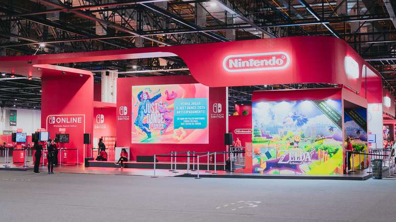 Estande da Nintendo na BGS 2024