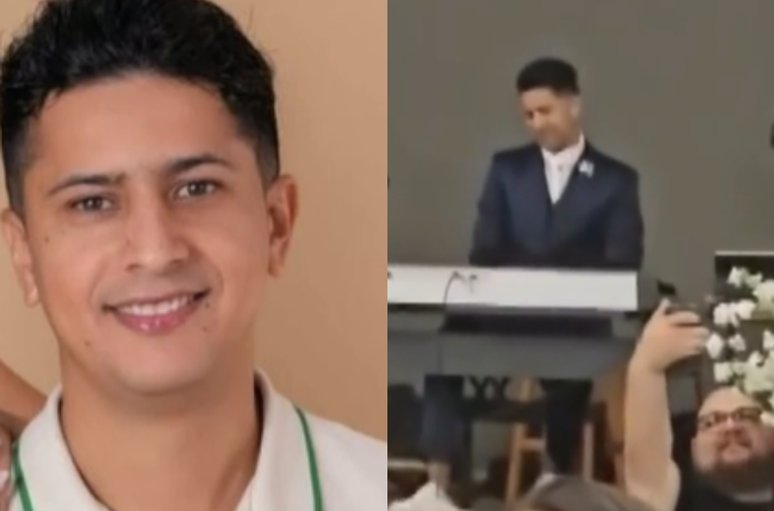 Raphael Bellarmino, de 34 anos, morreu na volta da lua de mel; ele havia tocado no próprio casamento dias antes