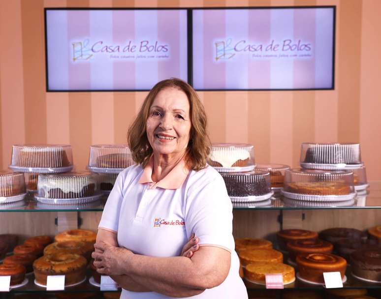Sônia Ramos, 79 anos, fundadora da Casa de Bolos