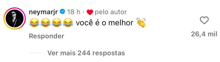 Neymar elogia Marcos após ex-goleiro sair em defesa de Vitor Roque