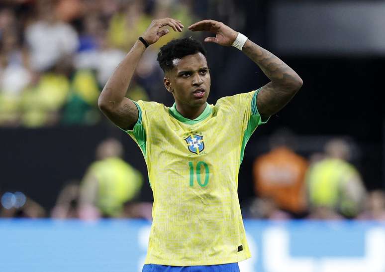 Rodrygo pela Seleção Brasileira (
