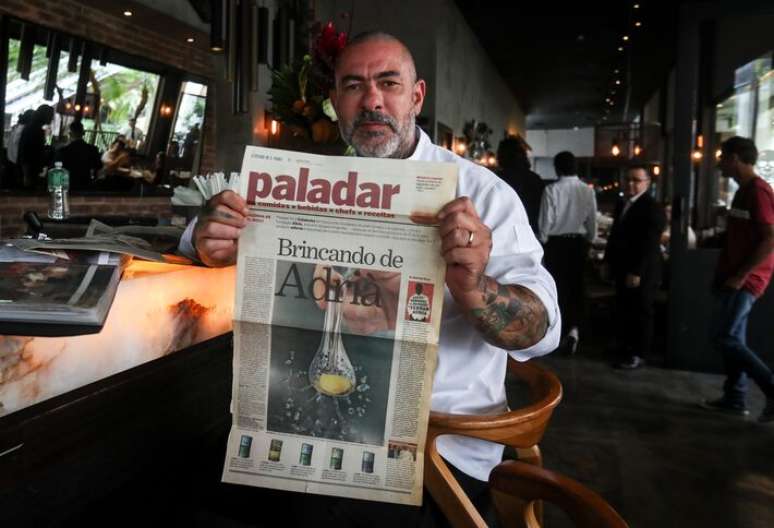 Henrique Fogaça é responsável pela criação e assinatura do cardápio do Jamile