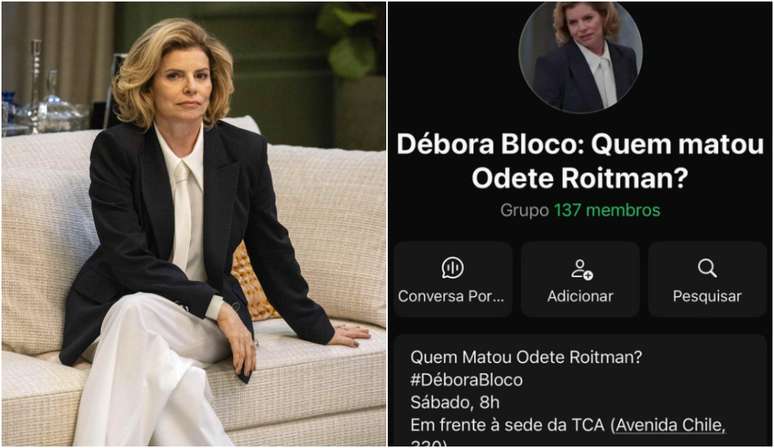  Morte de Odete Roitman inspira nome de bloco de Carnaval