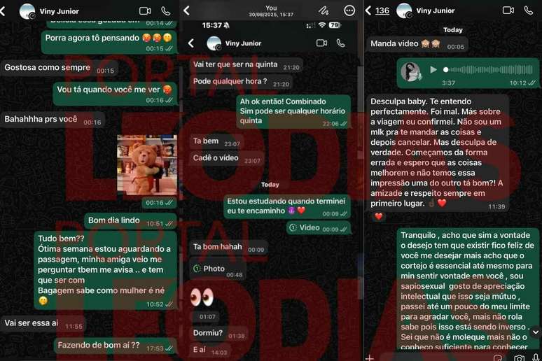 Anna Silva divulga prints de supostas conversas com o camisa 7 &ndash;