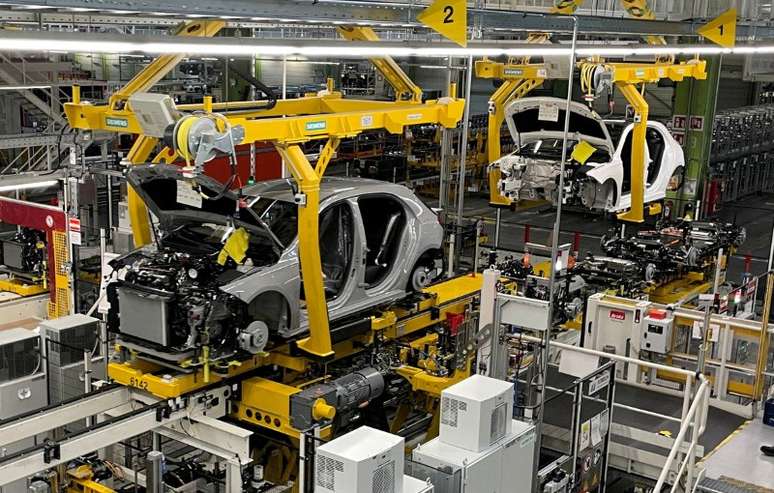 German industrial production has a great decline of more than three years