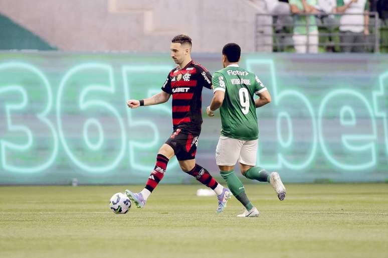 Flamengo venceu o Palmeiras por 2 a 0, no Allianz Parque –