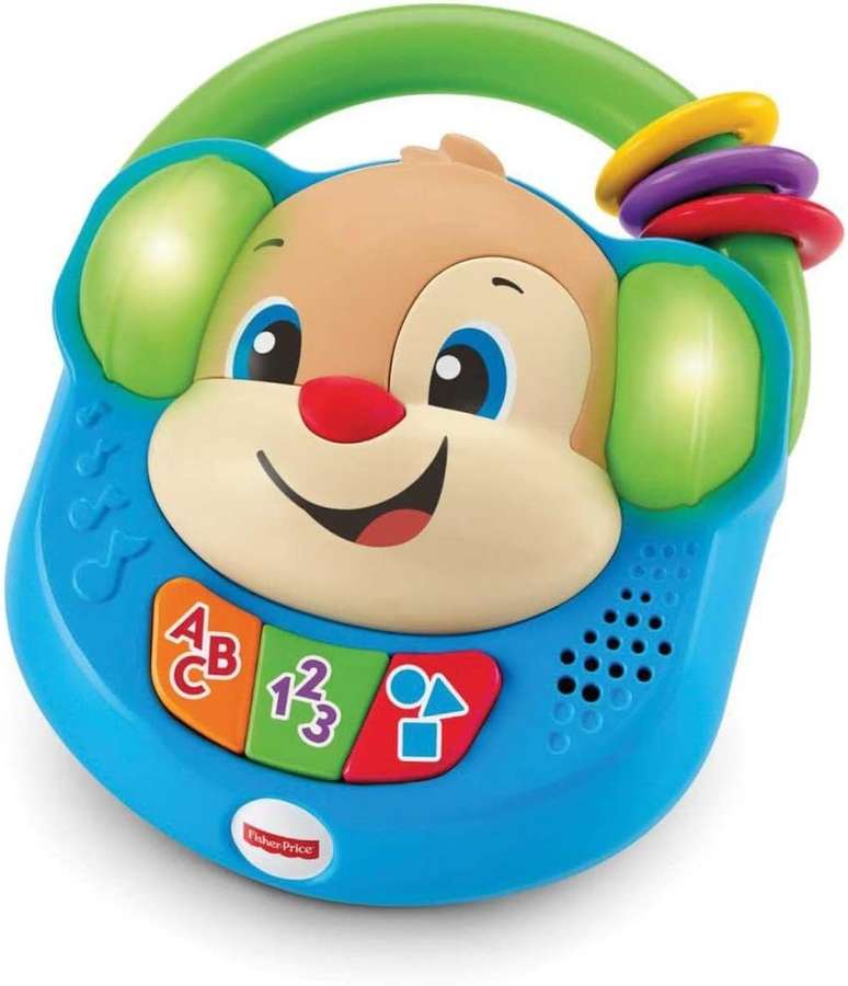Fisher-Price Aprender e Brincar Brinquedo para Bebês Tambor para crianças a partir de 6 meses