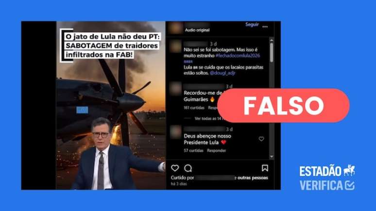 Avião da FAB que iria transportar presidente Lula de Belém (PA) até Brves (PA) não foi sabotado