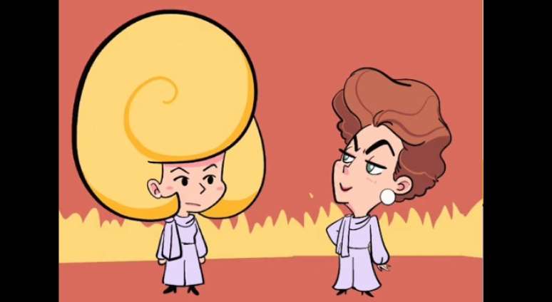 Topete Roitman encontra a Odete original entre as chamas do inferno