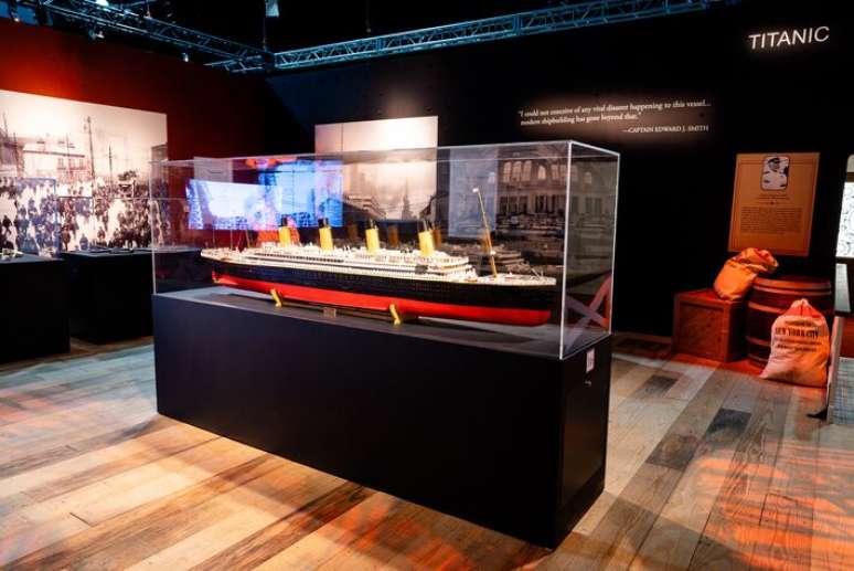Pr&eacute;via da exposi&ccedil;&atilde;o Titanic, que chegar&aacute; em S&atilde;o Paulo em outubro