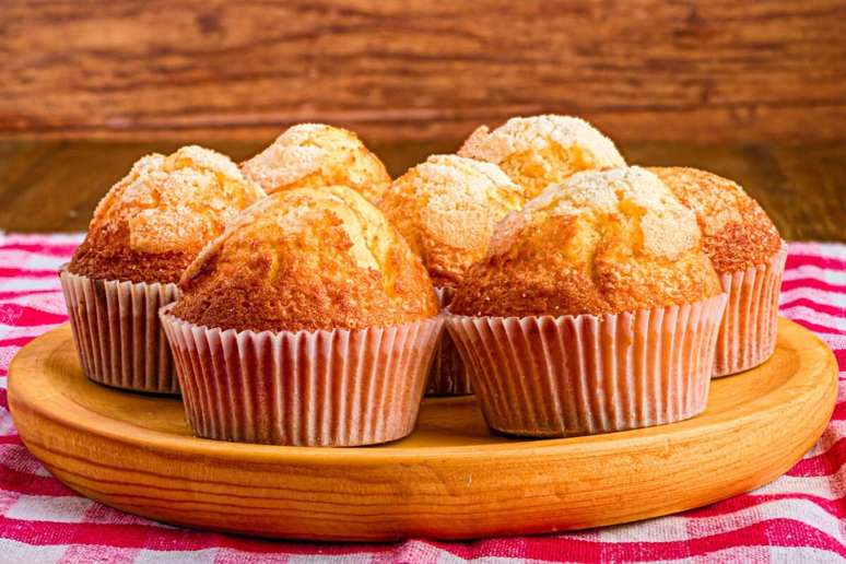 Brevidade é um bolinho macio feito com ovo