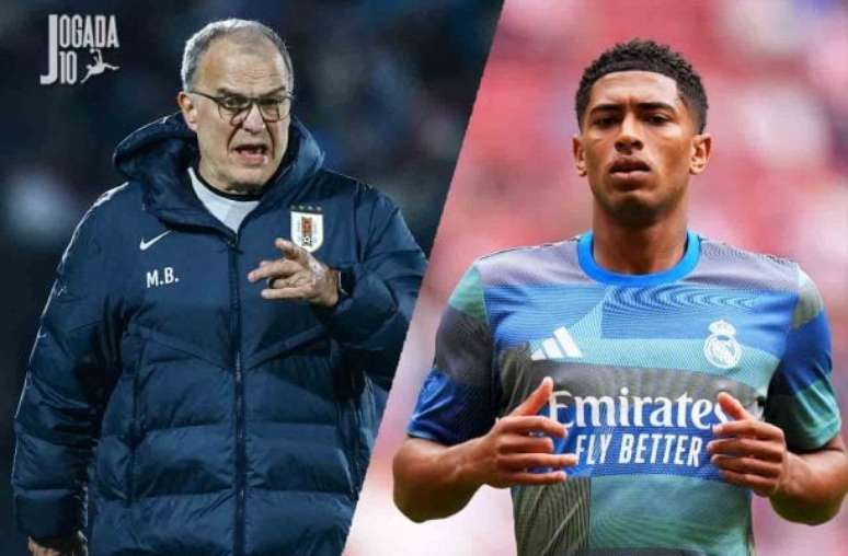 Fotos: Ernesto Ryan / Angel Martinez / Getty Images - Legenda: Bielsa usou meio-campista do Real Madrid como exemplo a não ser seguido