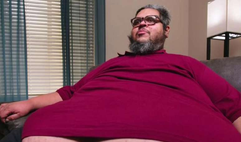 Dominic do 'Quilos Mortais' hoje: participante tinha 305 kg, morava em uma van e fracassou em promessa feita para a m&atilde;e no leito de morte.