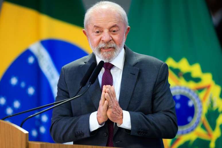 O presidente Luiz Inácio Lula da Silva