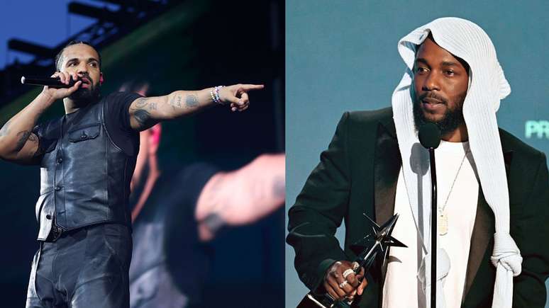 Drake teve seu processo por difama&ccedil;&atilde;o rejeitado pela Justi&ccedil;a dos EUA, que considerou as acusa&ccedil;&otilde;es como discurso art&iacute;stico protegido (Fotos: Getty Images)