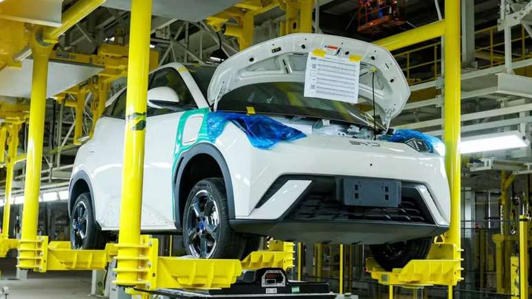 BYD começa fabricação nacional nesta quinta