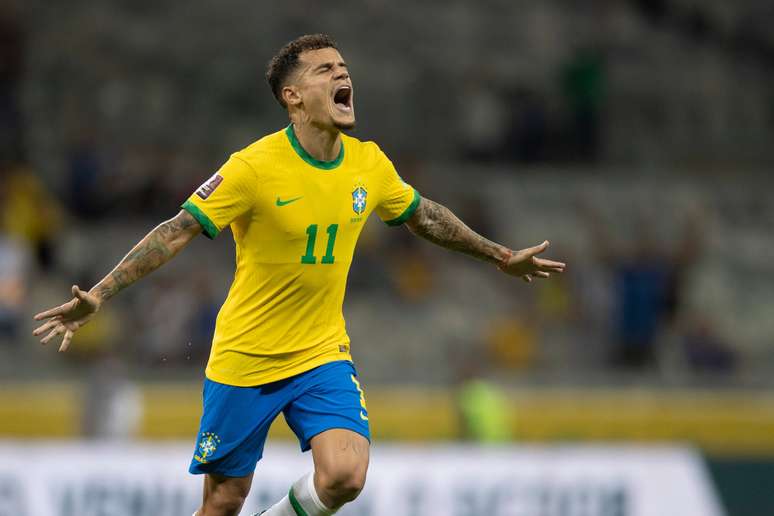 Coutinho marcou 21 gols com a camisa da Seleção Brasileira. Lucas Figueiredo/CBF