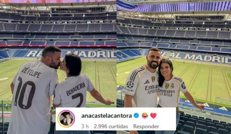 Casal viralizou com camisa de Zé Felipe e Ana Castela